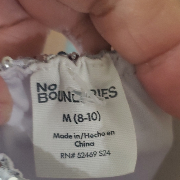 No Boundaries Silver Sequin Mini Dress - Picture 7 of 11